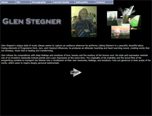 Tablet Screenshot of glenstegner.com